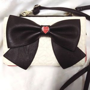 Betsey johnson crossbody purse/wallet